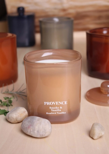 Vonná sviečka v skle Provence Smoke Vanilla 25 hodín