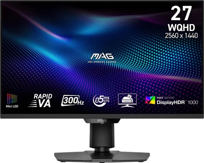 Monitor 27" MAG 274QPF, WQHD, 300 Hz, plochý, čierny