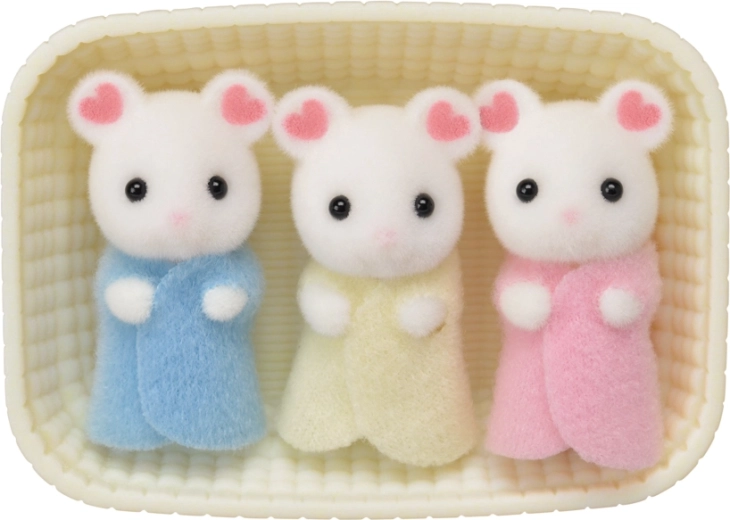 Baby Marshmallow myšky trojčatá