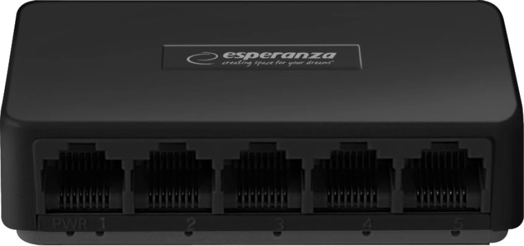 Gigabitový 5-portový switch Esperanza ONYX