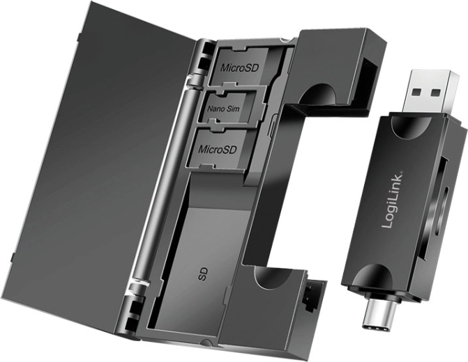 Čítačka kariet USB 3.2 Gen 1 so slotmi SD a microSD
