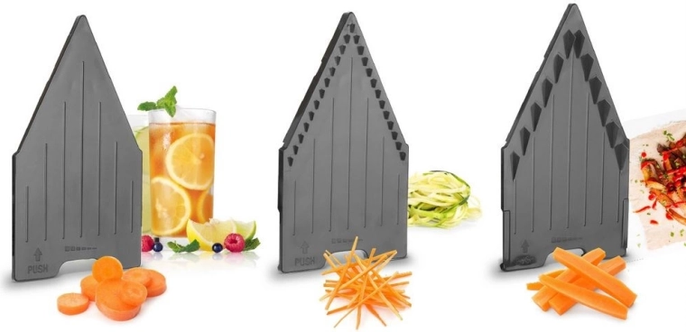 3 výmenné vložky na plátky aj julienne