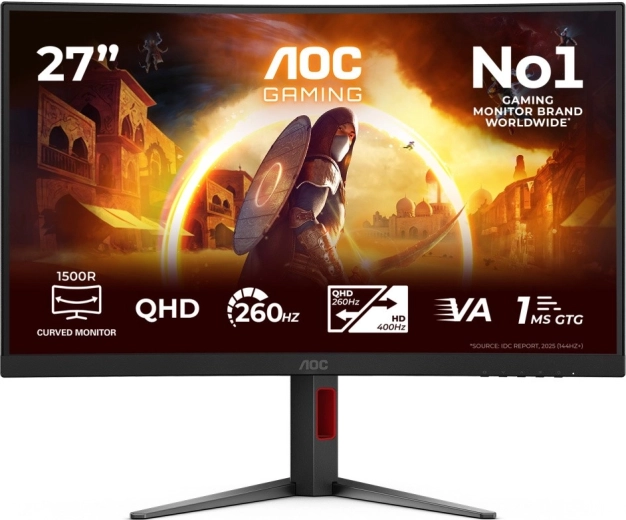 AOC Gaming zakrivený herný monitor CQ27G4Z2 27" QHD 260 Hz VA