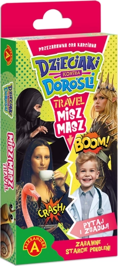 Misz Masz Deti proti dospelým Travel – cestovná rodinná hra