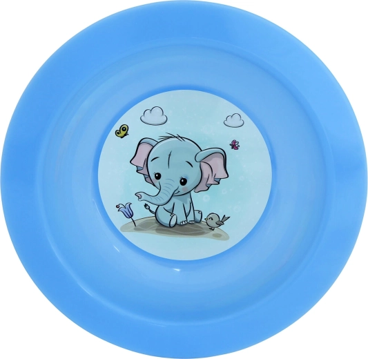 Detský hlboký tanier 17,3 cm SLNIE, plast, mix farieb