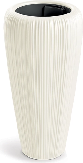Kvetináč Orobo 39,5 cm, biela čokoláda - 1 kus