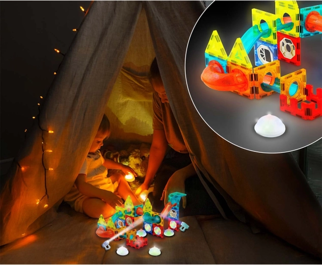 Žiariace stavby a svetelné efekty