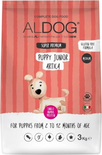 Aldog Puppy-Junior Artica Medium granule pre šteniatka stredných plemien s lososom 3 kg
