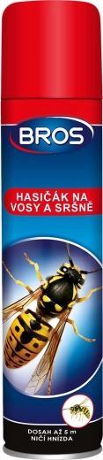 Sprej proti osám a sršňom Hasiaci prístroj 600 ml BROS