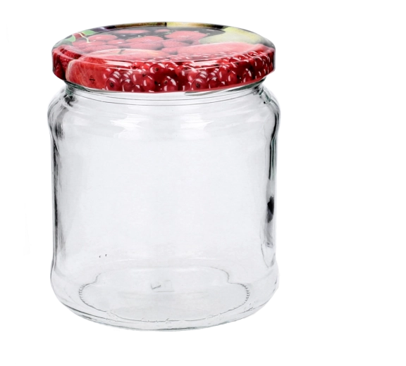 Pohár 450 ml so skrutkovacím viečkom dekor FI 82