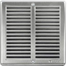 Vetracia mriežka so sieťovinou 200 × 200 mm nerez