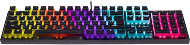 RGB „pudding“ podsvietenie pre maximálnu viditeľnosť