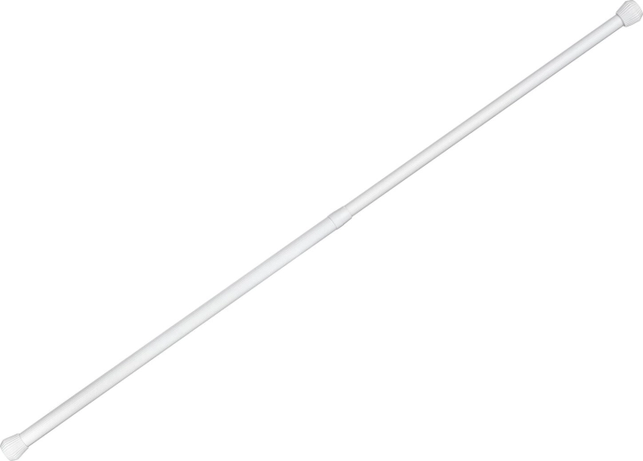 Teleskopická rozperná tyč 70–120 cm, hliníková, biela - 1 kus