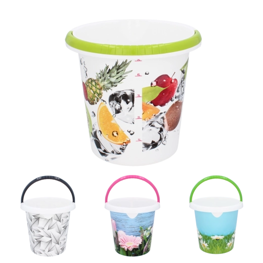 Plastové vedro 5 l s ergonomickou rukoväťou