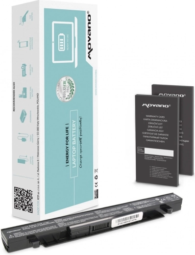 Movano batéria do notebooku Asus X550/A450/F450/K550 (A41-X550A) 2200 mAh 32 Wh