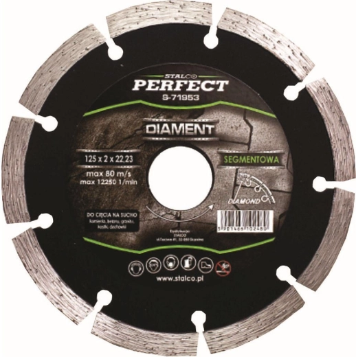 Diamantový segmentový kotúč 115 mm STALCO