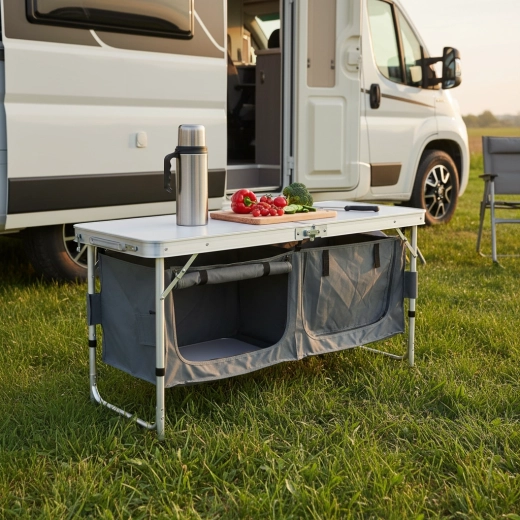 Veľký pracovný priestor a šikovné úložné komory