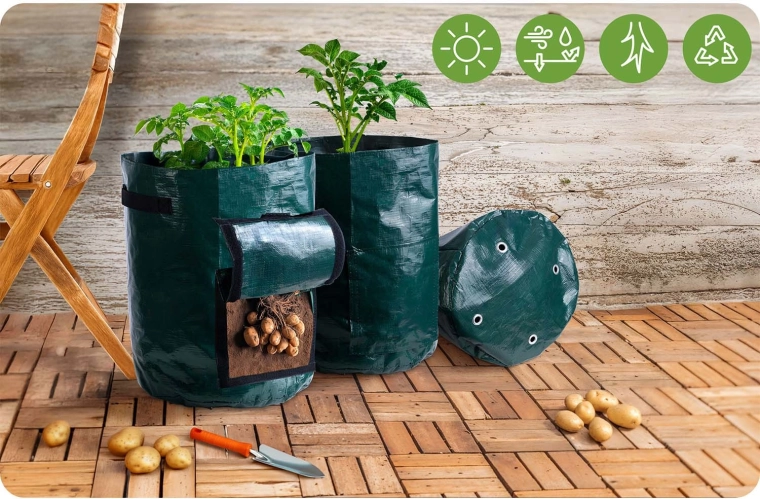 Priedušný PE materiál s drenážou
