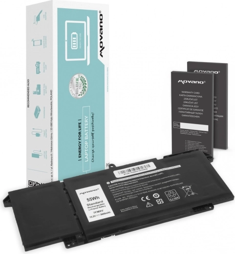Batéria Movano 7FMXV pre Dell Latitude 5320, 7320, 7420 a 7520