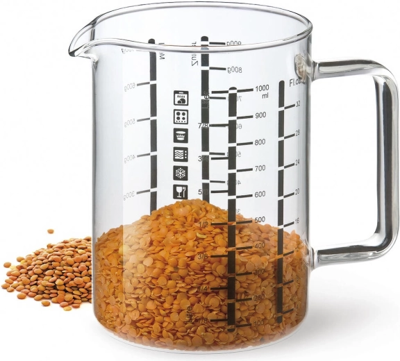 Kuchynská odmerka 0,5 l zo skla