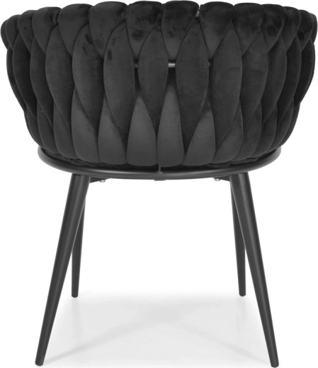 Pletené operadlo ako dizajnová dominanta