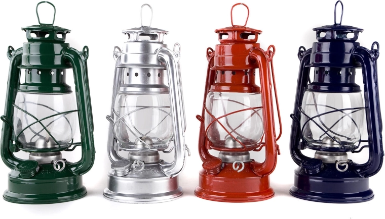 Petrolejová lampa 25 cm, mix farieb