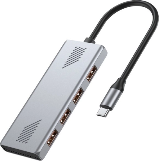 USB‑C hub 3.2 Gen 2 so 4 portami USB‑A, 10 Gb/s