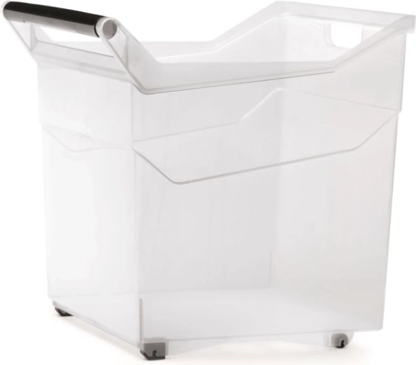 Plastový úložný box s kolieskami 44 l NUK, transparentný