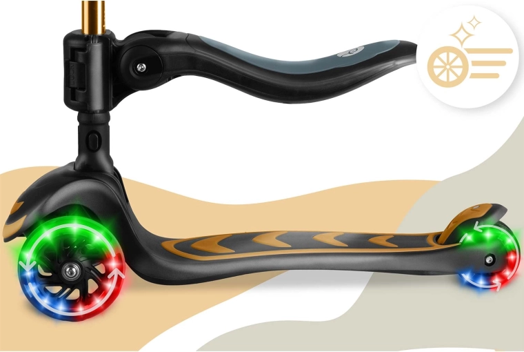 Svetiace LED kolesá bez batérií