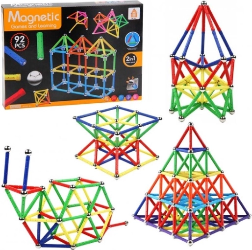 Magnetická stavebnica 92 dielov