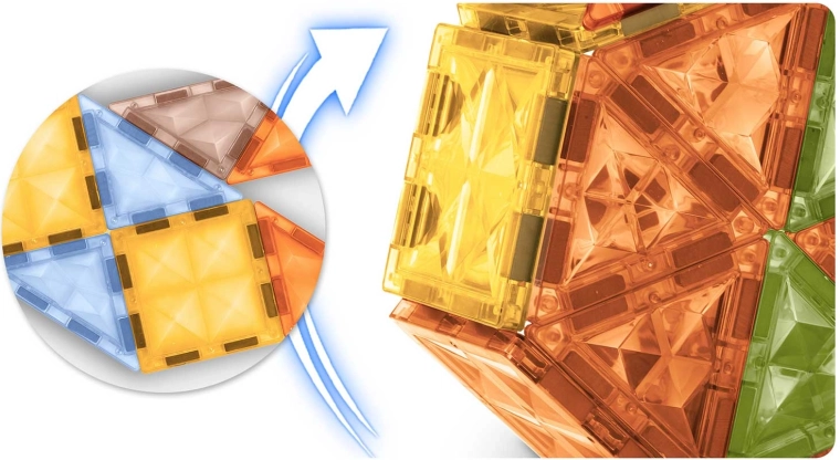 Magnetické spájanie pre stabilné 2D aj 3D stavby