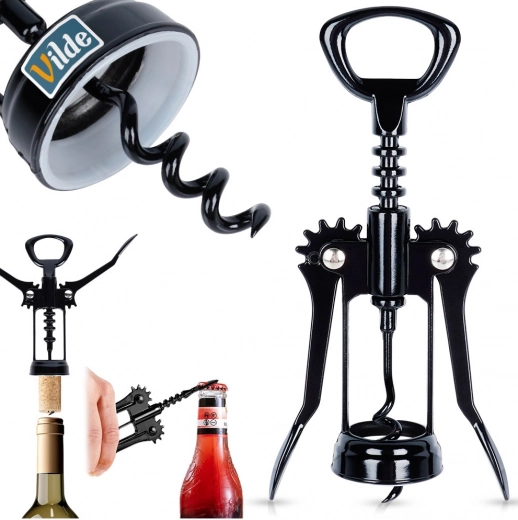 Funkcia 2v1: víno aj korunkové uzávery