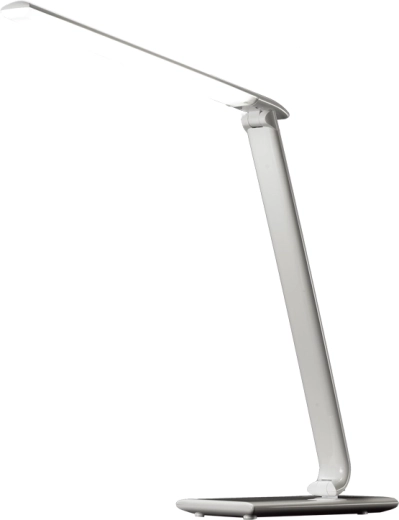 Stmievateľná LED stolová lampička Solight s voľbou teploty svetla a USB, biely lesk