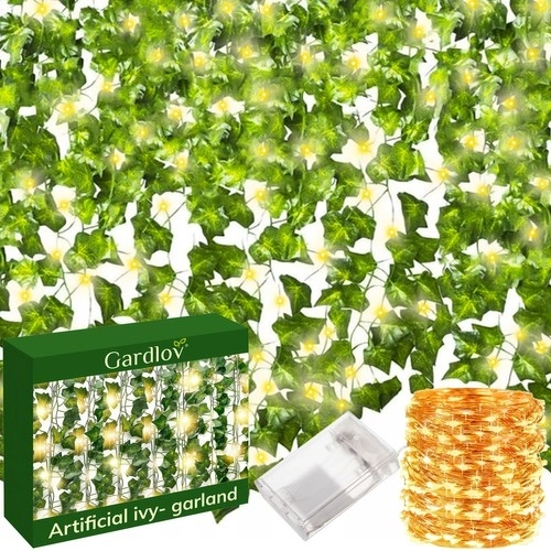 Umelý brečtan s LED svetlami Gardlov