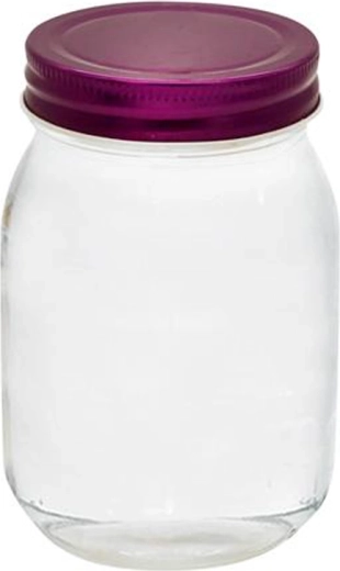 Zaváracia sklenená nádoba s viečkom TORO 500 ml