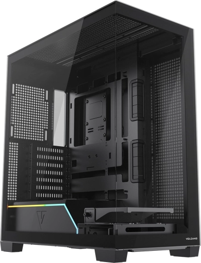 Počítačová skriňa Modecom Volcano Stellar Plus ARGB Midi, čierna
