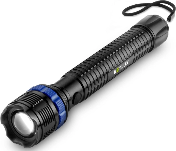 Retlux LED baterka so zoomom 1 W