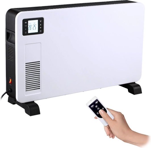 Solight teplovzdušný konvektor 2300 W s LCD displejom, ventilátorom a časovačom