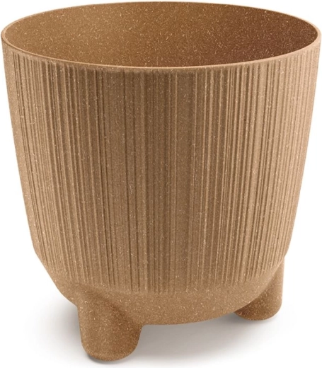 Kvetináč Ryfo Eco Wood 19,5 cm naturo
