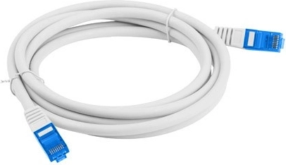 Sieťový kábel ethernet cat.6a s/ftp cca 2 m sivý