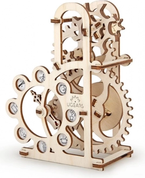 UGEARS 3D puzzle dynamometer – drevený mechanický model