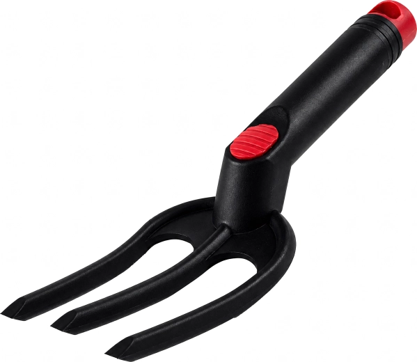 Ručný záhradný kultivátor s tromi hrotmi 27,5 cm