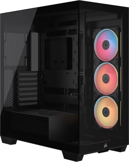 Počítačová skriňa Mid‑Tower 3500X LXR LINK TG, čierna