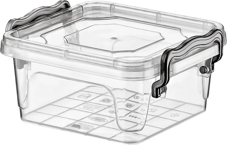 Štvorcový potravinový box MULTI BOX 0,35 l