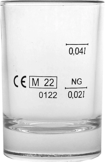 Odlivka s dvojitým cejchom 20/40 ml Chile