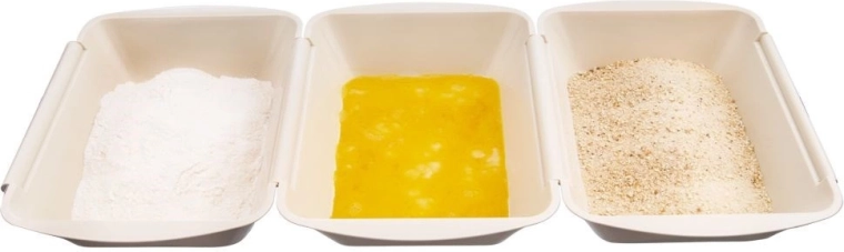 Správna veľkosť pre múku, vajcia aj strúhanku