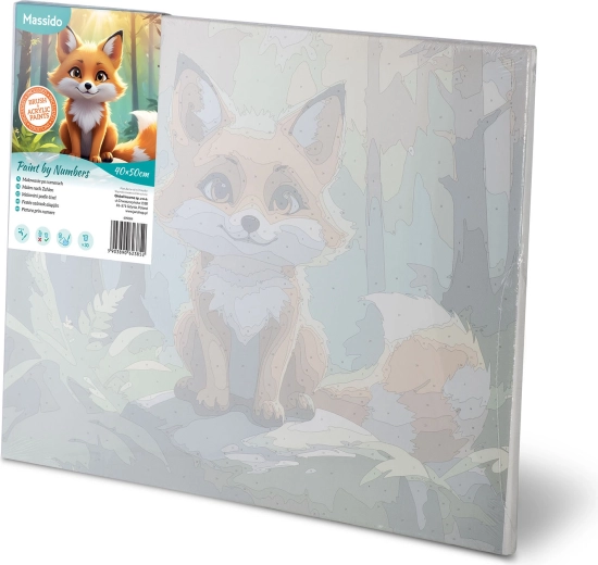 Predtlačené plátno na drevenom ráme