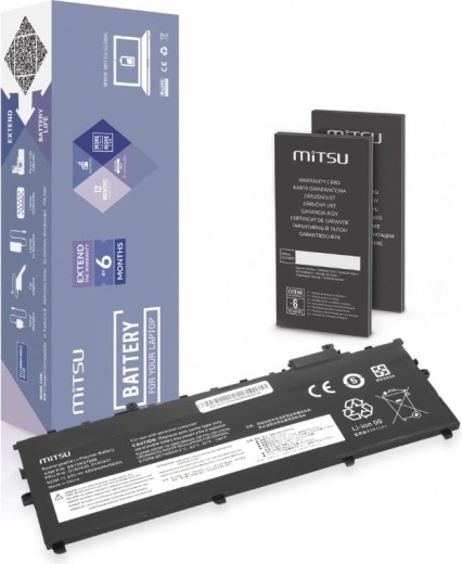 Batéria pre lenovo thinkpad x1 carbon (2017–2018) 55 wh 11,55 v