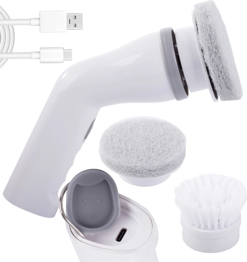 Elektrická rotačná kefa na čistenie dlažby bezdrôtová