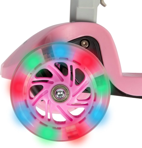 Svietiace LED kolieska pri jazde